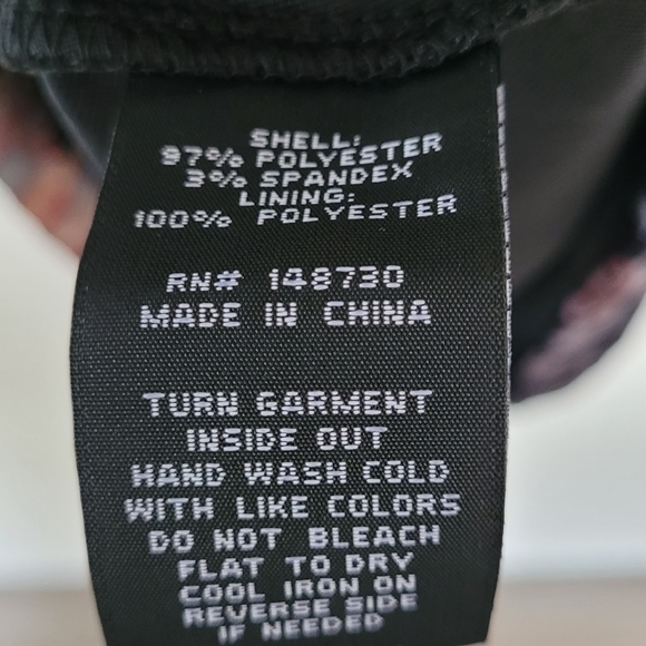 ECI NWT velvet floral dress size 10 - Picture 5 of 6